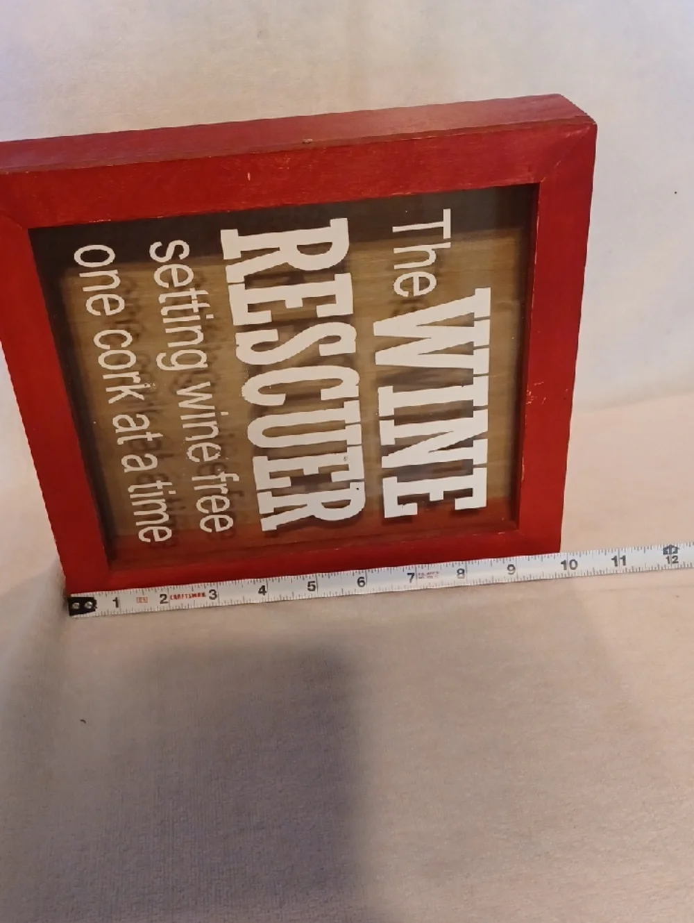 Wine Rescuer Cork Collector Box - Red